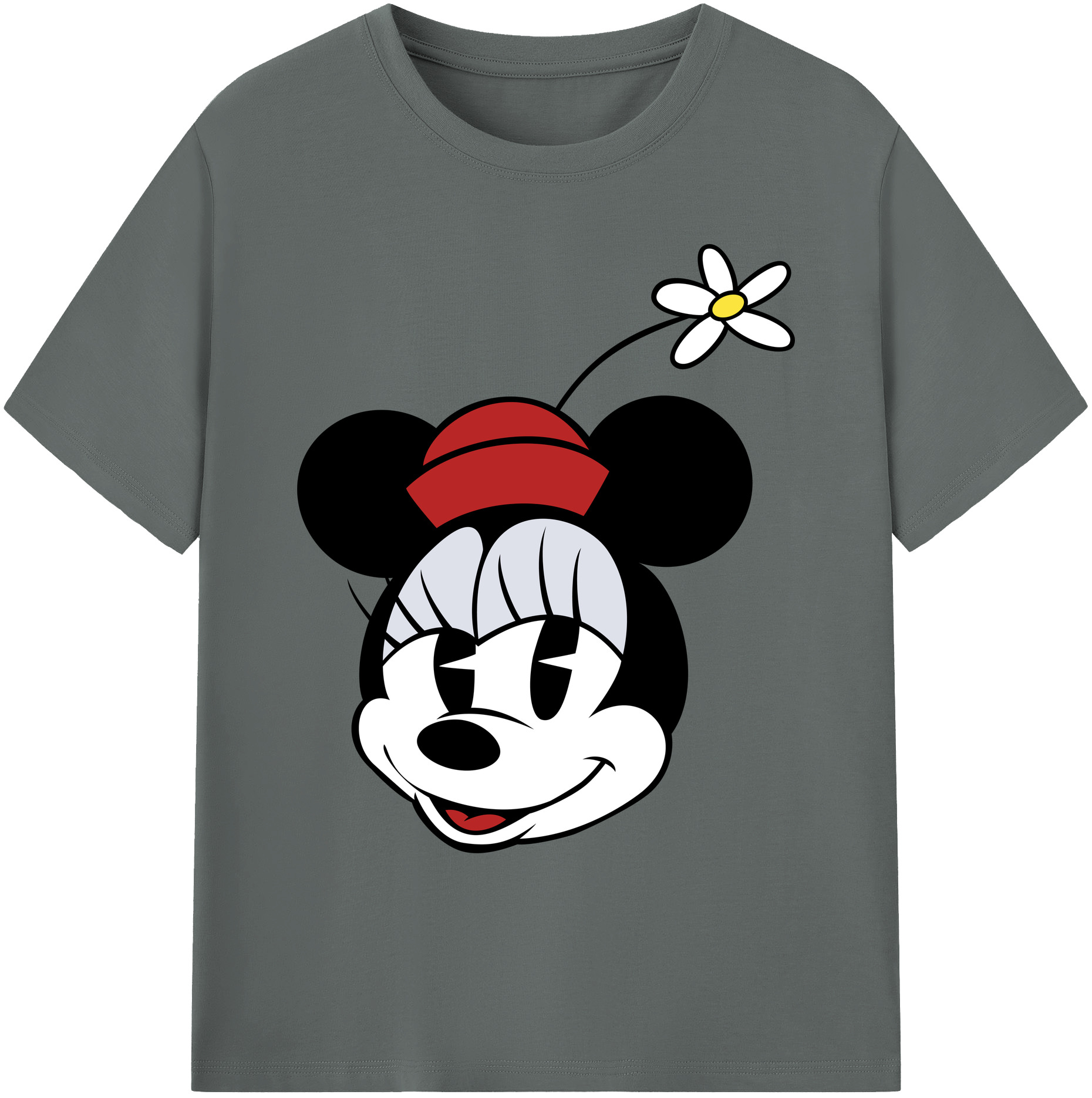 ミッキーマウス Mickey Mouse 綿100％ メンズ半袖Tシャツ｜肌触りやわらか＆通気性